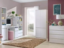 Szafa 45 cm młodzieżowa z półkami ANETT biały