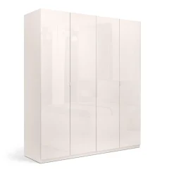 Szafa czterodrzwiowa 211x179cm kaszmir połysk