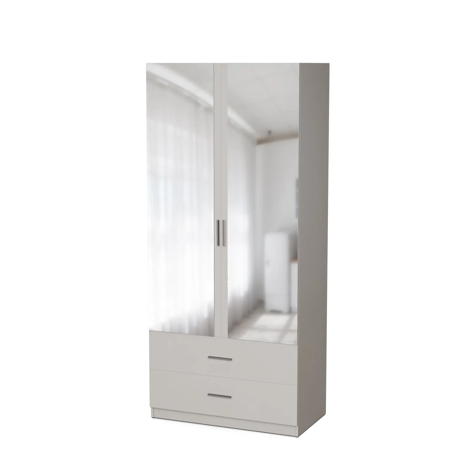 Szafa 100 D, Półki, Szuflady, Drążek Ubraniowy - System Max Szafa 100 D