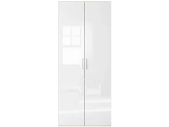 Szafa dwudrzwiowa Flex 100 cm biały połysk