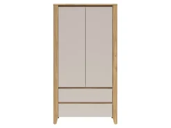 Szafa dwudrzwiowa Sawira II 106 cm dąb mauvella/kaszmir