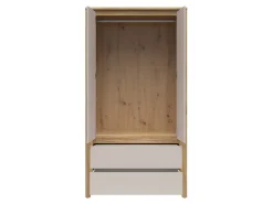 Szafa dwudrzwiowa Sawira II 106 cm dąb mauvella/kaszmir