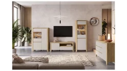 Szafa dwudrzwiowa Sawira II 106 cm dąb mauvella/kaszmir