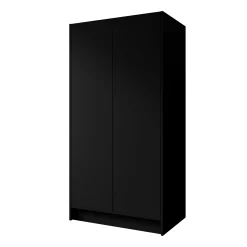 Szafa GAVA 100 cm Czarna - 2 drzwi TIP-ON Bez Uchwytów