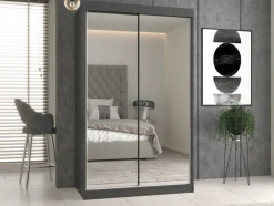 Szafa IGA 120/A Antracyt Lustro