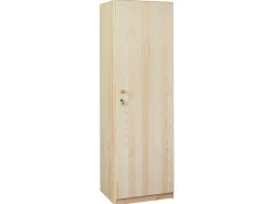 Szafa jednodrzwiowa 50 cm EKO drewniana słupek z półkami