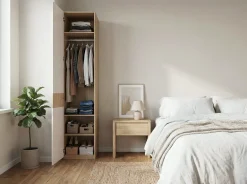 Szafa jednodrzwiowa 45 cm z półkami SOMER