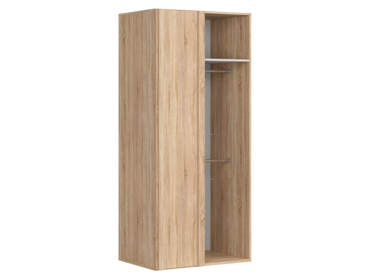 Szafa narożna Flex 97 cm z lustrem dąb sonoma