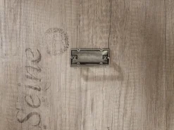 Szafa narożna Malcolm 96x96 cm dąb canyon monument nadruk/szary wolfram