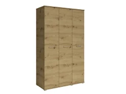Szafa Otwierana Trzydrzwiowa 120cm x 200cm ARTISAN | Półki + Wieszak