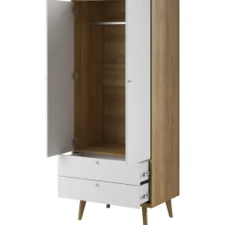 Szafa PRIME 09 dąb riviera / biały
