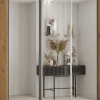 Szafa przesuwna 45 Cannes 2 160 artisan+artisan+srebrny