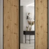 Szafa przesuwna 45 Cannes 3 190 biały+artisan+czarny