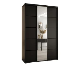 Szafa przesuwna 60 Cannes 5 160 czarny+czarny+czarny