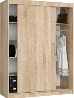 Szafa Przesuwna 150 Cm Clp Mono Dąb Sonoma