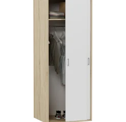 Szafa przesuwna garderoba 70 cm drzwi FRAMIRE U-70P sonoma mix