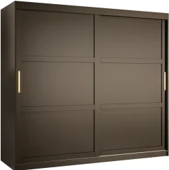 Szafa przesuwna Garderoba Ramiro 1 200 czarny + czarny