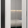Szafa przesuwna Garderoba Tokyo 1 120 czarny + biały