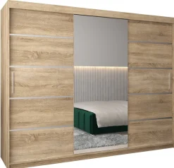 Szafa przesuwna Garderoba Verona 2 250 sonoma + sonoma