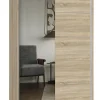 Szafa przesuwna Iga 120cm 1 lustro szprosy Dąb Sonoma