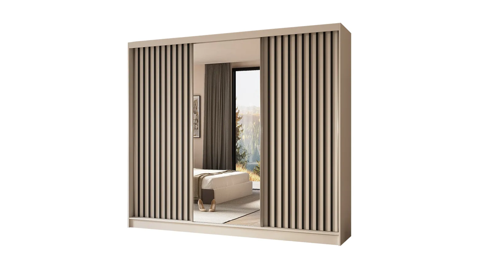Szafa przesuwna LAMELO 240x216