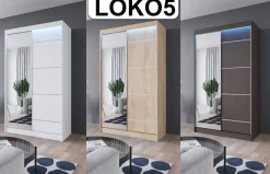 Szafa przesuwna LOKO5 120cm sonoma