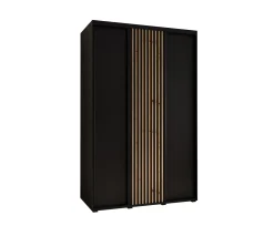 Szafa przesuwna SAPPORO 1 160 gł. 60 czarny/czarny