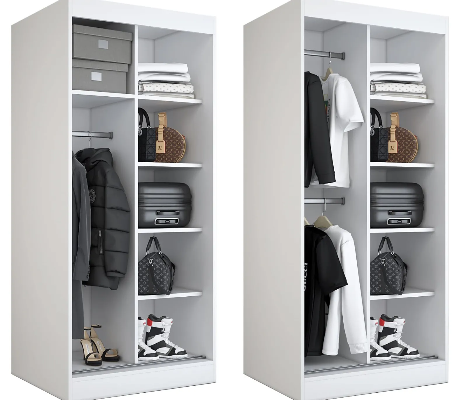 Szafa przesuwna 2x Lustro 90x200 Karl , Dąb Sonoma