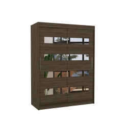Szafa przesuwna z lustrem BALTIC 150 Choco