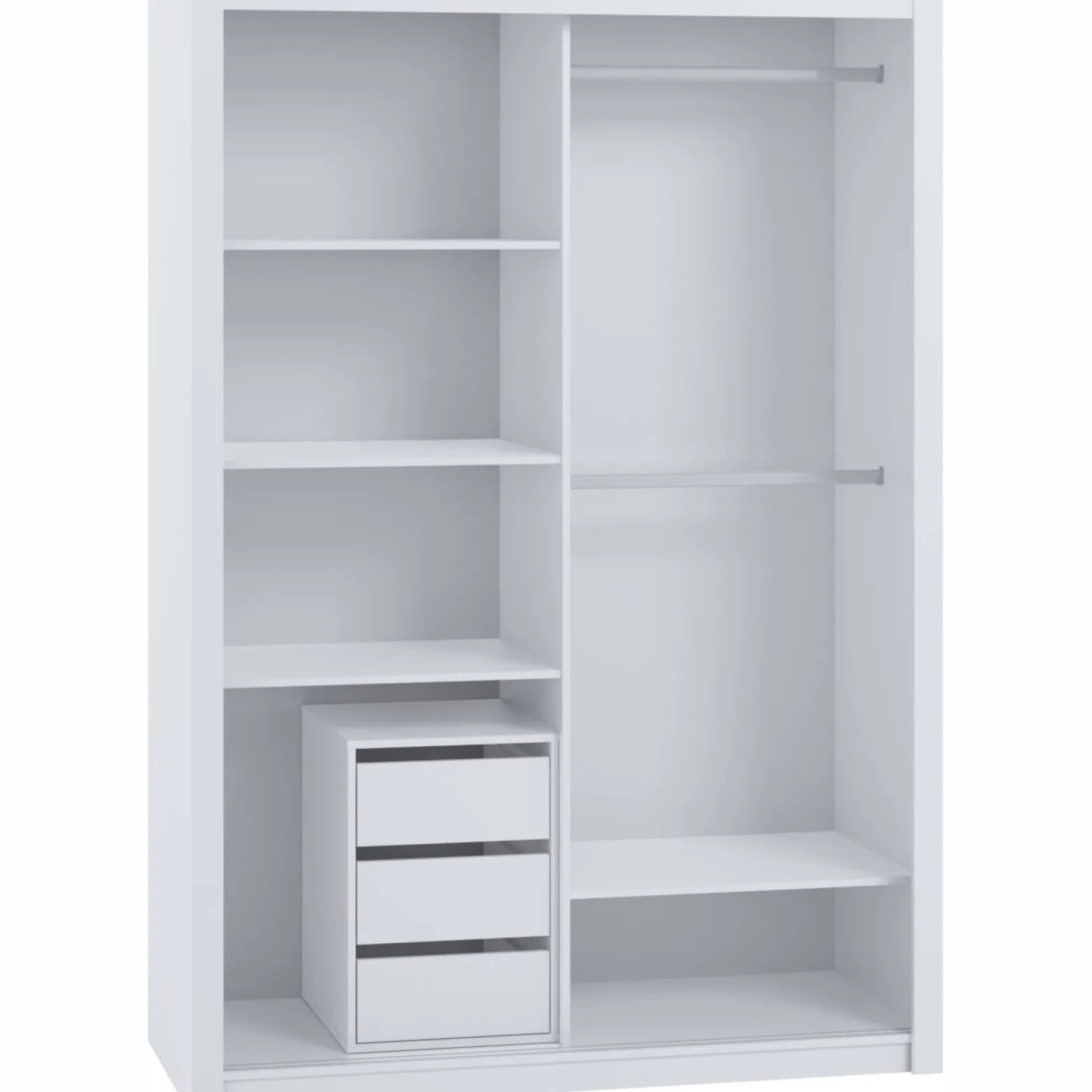 Szafa przesuwna z lustrem 150 BOSCO BO08 dąb artisan