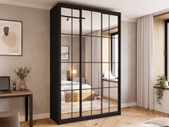 Szafa przesuwna z lustrem 150 cm OPTICA MAX