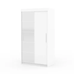 Szafa przesuwna z lustrem ESTI 120 White