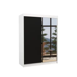 Szafa przesuwna z lustrem JORDI 150 White