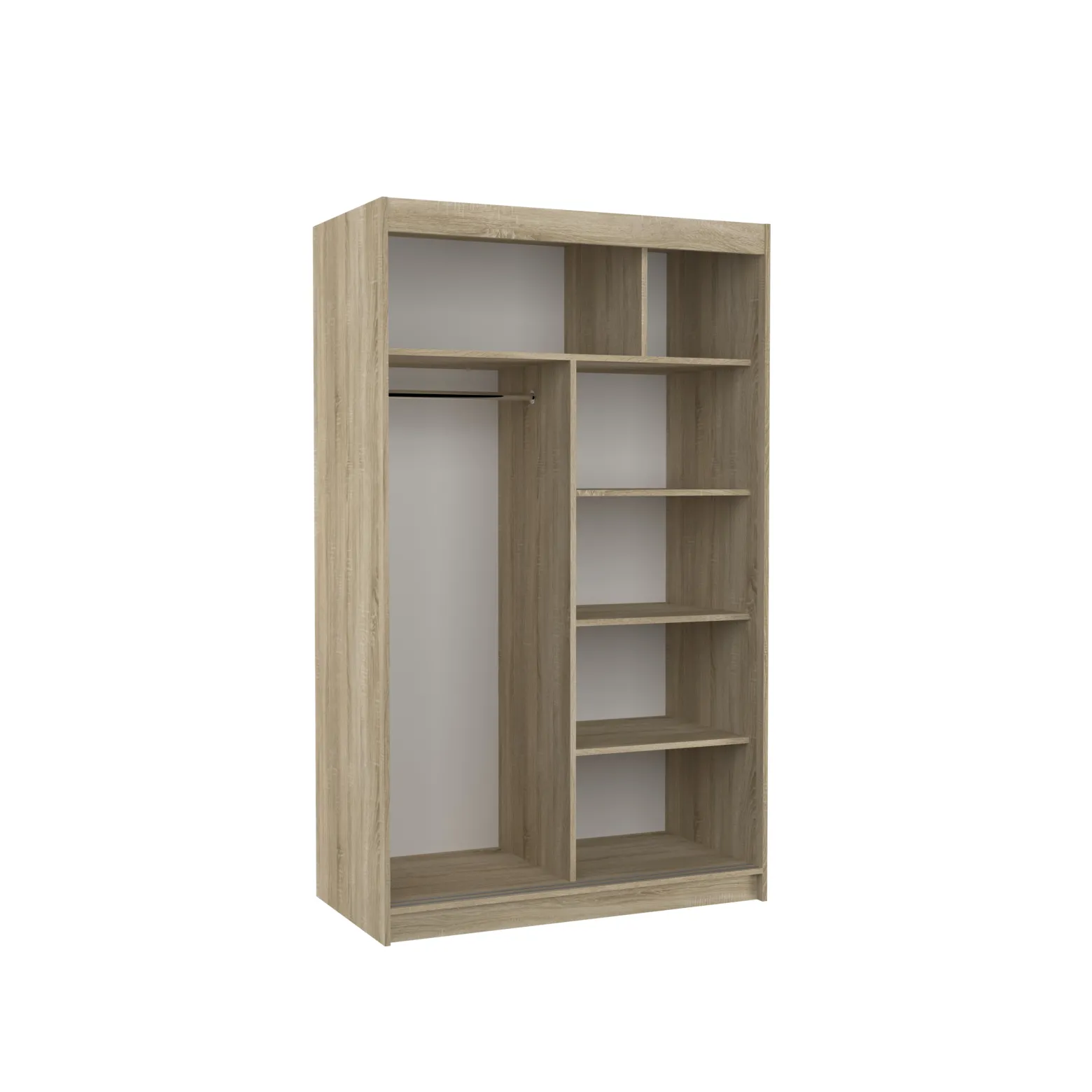 Szafa przesuwna z lustrem TEXAS 120 White