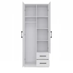 Szafa Romana 80 lustro 2 szuflady 80cm biała
