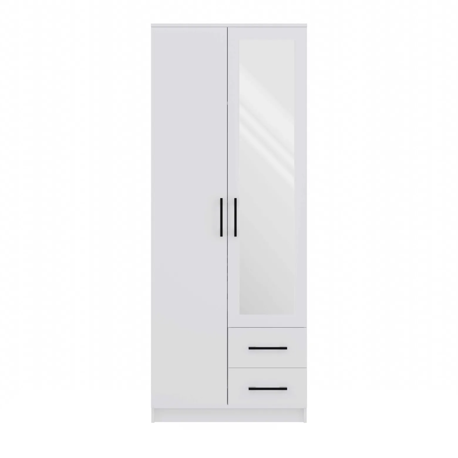 Szafa Romana 80 lustro 2 szuflady 80cm biała