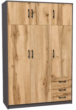 Szafa szafka 6D3S GRAFIT-WOTAN 127cm komoda regał ROB