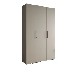Szafa ubraniowa Garderoba INOVA 3 1,5SZ kaszmir+czarny
