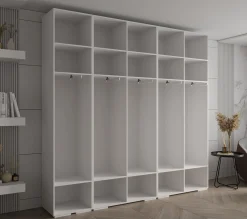 Szafa ubraniowa Garderoba INOVA 4 2,5SZ biały