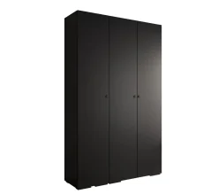 Szafa ubraniowa Garderoba INOVA 2 1,5SZ czarny+czarny