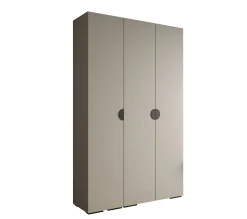 Szafa ubraniowa Garderoba INOVA 4 1,5SZ kaszmir+czarny