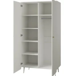 Szafa uchylna Chloe 2D 100 Biała (2 kolory uchwytu)