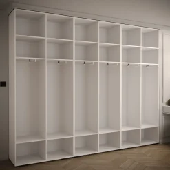 Szafa uchylna Garderoba MANHATTAN RYFEL 4 300 biały
