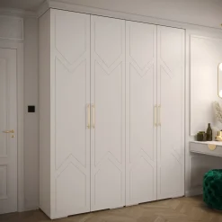 Szafa uchylna Garderoba MANHATTAN RYFEL 8 200 biały