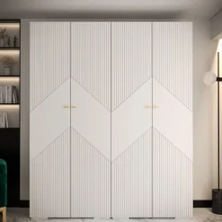 Szafa uchylna Garderoba MANHATTAN RYFEL 2 200 biały