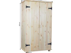 Szafa z drążkiem NATURAL WOOD, kolor sosnowy