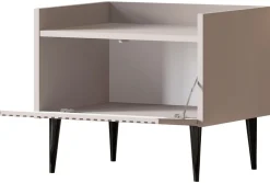 Szafka nocna do sypialni 52 cm ASPERO kaszmir
