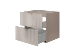 Szafka pod umywalkę, kaszmir/dąb Craft 140 (2 x 60 + 20) x 77 x 46 cm