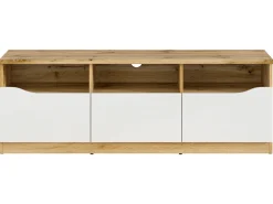 Szafka RTV Nuis 135 cm z 3 szufladami dąb wotan