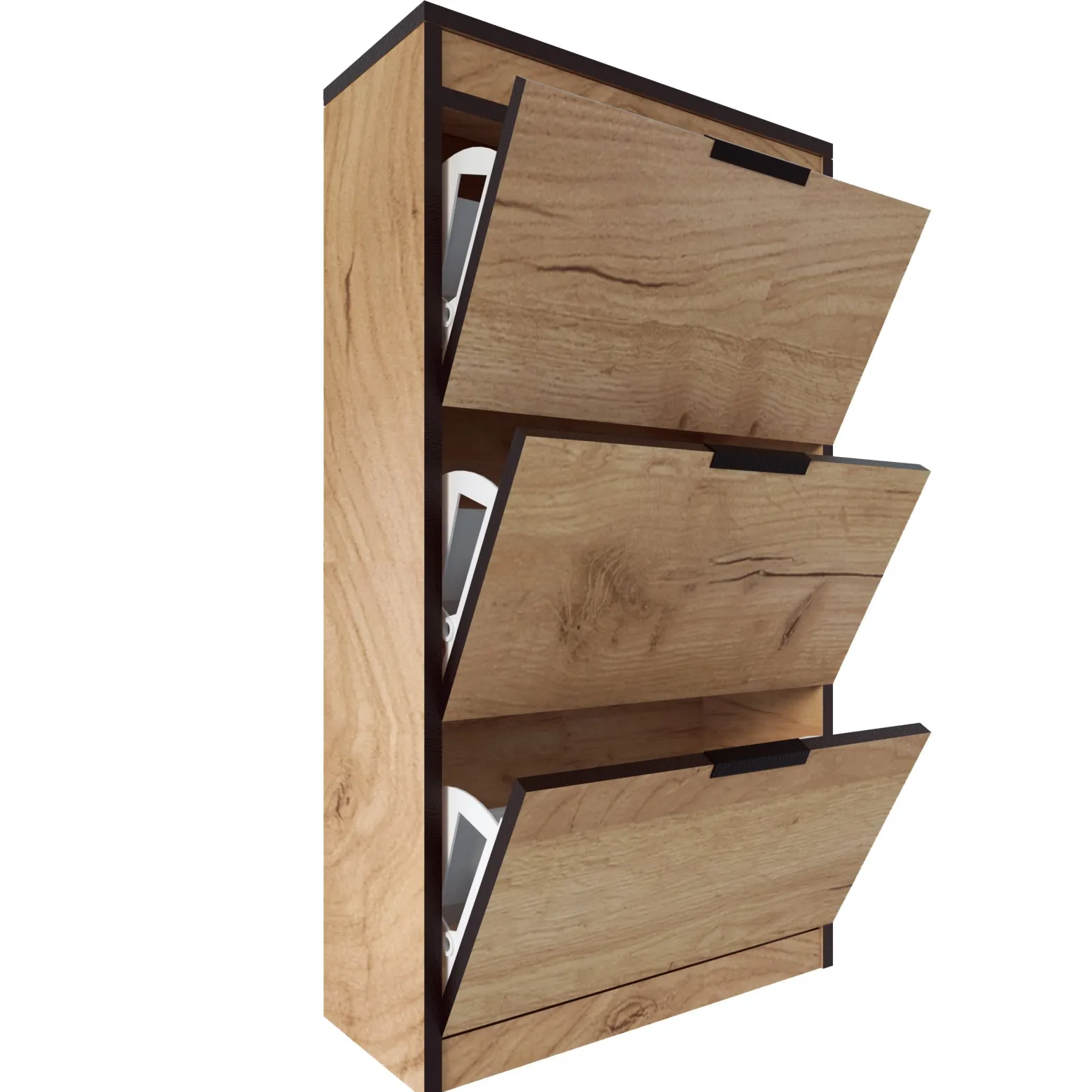 Szafka Alaska 13C Dąb Craft Złoty/K 65X27X116 Cm - Dąb Craft Złoty